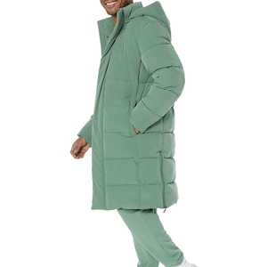Doudoune longue matelassée à capuche pour homme Solid Trader Premium, 70 % duvet, avec fermeture éclair rapide, confort optimal, vêtement d'extérieur - Product Image 6
