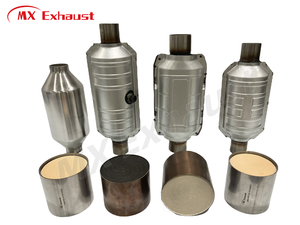 Euro4 Euro5 하이 퀄리티 배기 머플러 파이프 2 ''2.5'' 45mm 51mm 범용 촉매 촉매 컨버터 엔진 부품 - Product Image 6