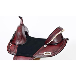 Silla de Montar de Cuero Genuino al por Mayor para Caballos, Equipo Ecuestre Occidental, Arreos Decorativos Personalizados, Fabricante OEM ODM - Product Image 2