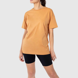 Camisetas Nuevas para Mujer, Manga Corta, Logotipo Personalizado al por Mayor, 100% Algodón, Camisetas Lisas Estampadas para Mujer - Product Image 1