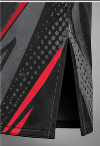 Shorts de combat MMA pour hommes QST, noir, gris, rouge, impression par sublimation, évacuation de l'humidité, séchage rapide, shorts d'entraînement athlétique - Product Image 5