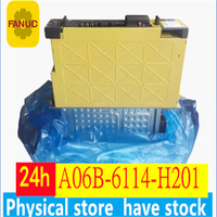 Variateur de vitesse servo double axe Fanuc Alpha I SVM2-4/4i A06B-6114-H201 pour contrôle industriel 220V, prêt à être expédié