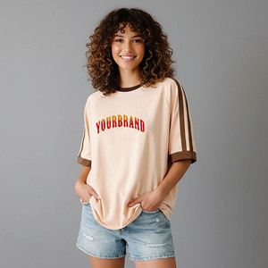 Ropa Casual de Verano de Alta Calidad, 100% Algodón Ecológico, con Logotipo Personalizado Impreso y Apliques, Transpirable y Resistente - Product Image 4