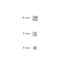 Boucles d'oreilles élégantes en argent sterling 925 avec diamants en carbone élevé pour femmes, bijoux de luxe légers pour fiançailles et mariages