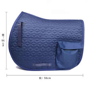 Almohadilla de sudoración para silla de montar ecuestre 2025, de algodón engrosado con rejilla pequeña, al por mayor - Product Image 4