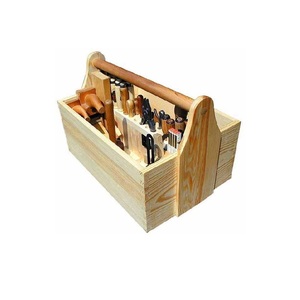 Artisan Wooden <b>Caddy</b> Organizer for Coffee Accessories <b>Kitchen</b> Supplies Bathroom Counter and Everyday Home Storage - Product Image 1