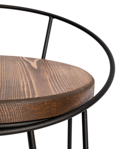 Sillas de Barra Modernas de Madera y Tela Estilo Nórdico para Hogar, Sala de Estar, Hotel, Comedor - Muebles Comerciales Ecológicos - Product Image 4