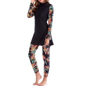 Traje de Baño Musulmán Burkini, Traje de Baño Islámico para Mujer, Hijab, Traje de Baño Modesto, Ropa de Playa, 100% Poliéster Lavable - Product Image 3