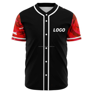 Conception professionnelle, services OEM à bas prix, ensembles de maillots de baseball, respirants, évacuant l'humidité, 100% polyester, unisexe disponible - Product Image 1