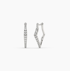 ต่างหูเพชรเลี้ยงในห้องปฏิบัติการ VVS1 ชุบทอง 14KT ได้รับการรับรองจาก IGI สำหรับเจ้าสาว เครื่องประดับหรูหราสำหรับงานหมั้นและงานเลี้ยง - Product Image 2