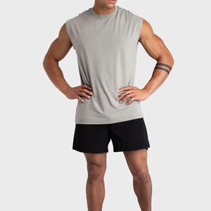 Custom Mens Racerback Tank <b>Top</b> Wholesale OEM Manufacturer Supplier Fitness Apparel Private Label Bulk Production - Product Image 4
