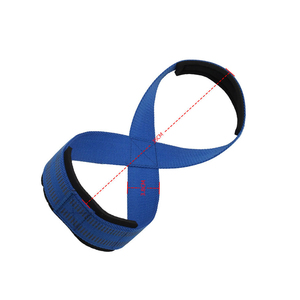 Sangle de poignet personnalisée en forme de 8, professionnelle, en coton et néoprène, écologique, pour haltérophilie, haute élasticité, fermeture à pression, élégante et portable - Product Image 3