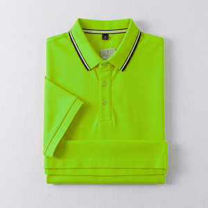 Polo en piqué pour homme avec logo personnalisé, respirant, en coton, manches courtes, polos de golf de haute qualité, polos de sport personnalisables - Product Image 6