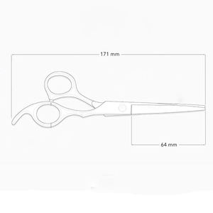 กรรไกรตัดผมตรงสแตนเลสสำหรับคนถนัดขวา - Product Image 3