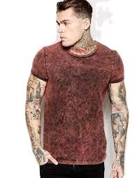 Camisetas Casuales de Algodón 100% Lavado a la Piedra para Hombre, Personalizadas con Estampado, Talla y Logotipo en Tejido de Punto - Product Image 2