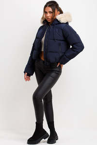 Chaqueta Premium Acolchada para Mujer, para Invierno, Informal, para Uso en Exteriores, Resistente al Viento, con Cierre de Cremallera y Bolsillos Laterales - Product Image 6