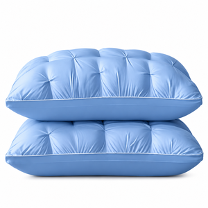 Housse de protection pour oreiller d'hôtel avec rembourrage en mousse à mémoire de forme, tissu doux et durable, anti-acariens et hypoallergénique - Product Image 1