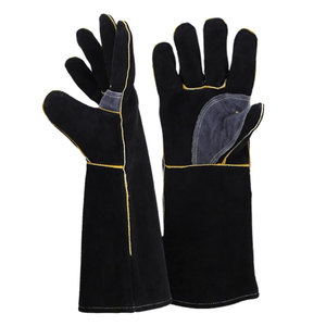 Guantes de Seguridad HARAZ HRZ-159 ODM hasta el Codo, Ecológicos, de Cuero Vacuno con Forro de Algodón, Protección Térmica, para Uso Diario en las Cuatro Estaciones - Product Image 1