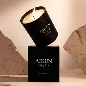 AIKUN <span class=keywords><strong>Fournisseur</strong></span> en gros <span class=keywords><strong>de</strong></span> bougies <span class=keywords><strong>de</strong></span> relaxation, bougies en <span class=keywords><strong>cire</strong></span> <span class=keywords><strong>de</strong></span> soja personnalisées <span class=keywords><strong>pour</strong></span> hôtel, spa et expérience bien-être - Product Image 1