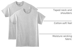Camiseta de Algodón para Hombre, Manga Corta, Cuello Redondo, Corte Holgado, Tejido Transpirable, Estilo Casual, Color Sólido, Tejido de Punto Jersey - Product Image 4