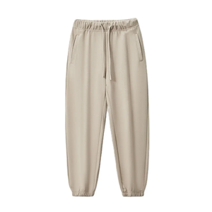 Plain Loose Fit Fleece Joggers <b>Men</b> Casual Elastic Band <b>Cuffed</b> Sweatpants <b>Trousers</b> - Product Image 5
