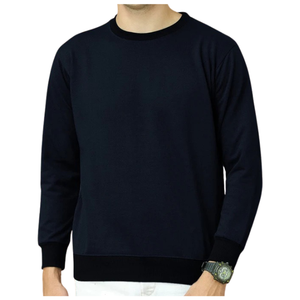 Sudadera de cuello redondo Unisex de invierno de marca personalizada, Jersey de algodón de Etiqueta Privada, ropa de calle cálida de lana pesada, diseño de moda - Product Image 4