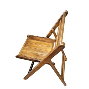 Premium Teak Wood <b>Folding</b> <b>Step</b> <b>Stool</b> | Handcrafted Wholesale | Moradabad - Product Image 5