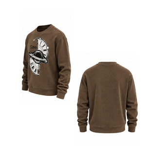 Men's Waffle Knit Sweatshirt Warm <b>Thermal</b> Crew Neck Pullover Long Sleeve Casual Winter Streetwear Custom Wholesale Apparel <b>Top</b> - Product Image 6