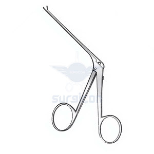 Pinzas microquirúrgicas para oído, lado izquierdo, con longitud de eje de 80 mm, longitud de copa de 0.9 mm y ancho de copa de 1.0 mm, instrumento quirúrgico de precisión para otorrinolaringología - Product Image 5