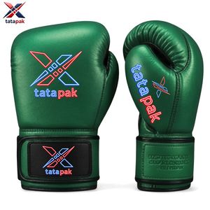 Gants de boxe professionnels en cuir de qualité internationale, gants d'arts martiaux pour adultes, gants de boxe de compétition, vente en gros - Product Image 2