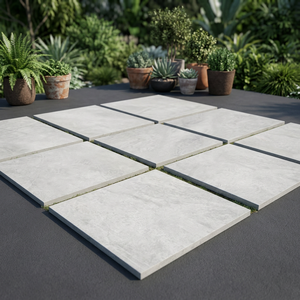 Vitrified Full Body Hammer Stone Grey Sandstone Look 2cm Thick Porcelain Modern Firebrick Bathroom Hall Outdoor Tiles Heavy Duty - Product Image 4