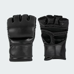 Guantes de lucha de MMA, manoplas curvadas sin pulgar para entrenamiento de Kick Boxing - Product Image 1