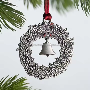 Adorno de árbol de Navidad de fábrica colgante de Metal adornos navideños colgantes para decoración de fiesta en casa - Product Image 1