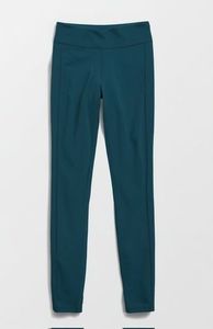 Women's Mid Waist Solid Knitted <b>Leggings</b> Skinny Fit Breathable Casual full-Length Pants - Product Image 5