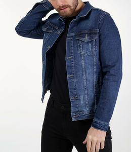 Chaqueta Vaquera Personalizada con Logotipo Bordado de Outfitize, Chaqueta Vaquera para Hombre, Moda Urbana, Atuendos de Mezclilla - Product Image 5