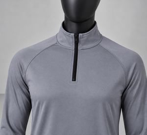 Conjunto Deportivo de Dos Piezas para Hombre, Camiseta y Pantalones de Verano Vintage, Transpirables y Ecológicos, con Cierre de 1/4, Ropa de Gimnasio, Informal, para Fitness - Product Image 5