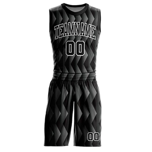 Uniformes de Baloncesto Sublimados Personalizados, Conjunto de Pantalones y Camiseta sin Mangas de Malla, Unisex para Adultos, Absorbe la Humedad, 100% Poliéster, para Todas las Temporadas - Product Image 5