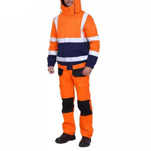 Combinaison de sécurité respirante et réfléchissante pour les travailleurs de la voirie, uniforme industriel, fournisseur d'usine en gros - Product Image 5