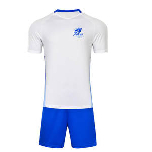 Uniforme de fútbol profesional hecho de tela de poliéster ligera diseñado para entrenamientos y partidos oficiales - Product Image 1