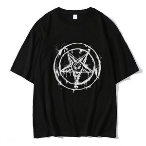 Camisetas de Hombre con Logotipo Personalizado, de Alta Venta, con Hombros Caídos, Manga Corta, de Alta Calidad, Estilo Vintage, Oversize - Product Image 1
