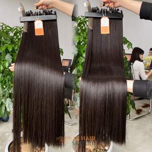 Extensiones de Cabello Humano de la Mejor Calidad, Cabello Vietnamita Virgen Grado 12A, Cutícula Alineada, Larga Duración - Product Image 2