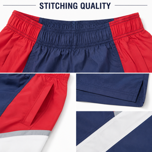 Pantalones Cortos Deportivos Ligeros para Hombre, de Secado Rápido, Transpirables, de Nailon, para Gimnasio y Entrenamiento, Personalizados OEM, con Encaje Frontal de Satén - Product Image 4
