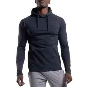 Sudadera con Capucha Cruzada Premium para Hombre, Elástica, Absorbente de Humedad, Personalizable, con Capucha Ajustable, para Deporte, Gimnasio y Fitness - Product Image 5