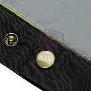 เสื้อแจ็คเก็ตสะท้อนแสงสำหรับผู้ชายคุณภาพสูง ระบายอากาศได้ดี ปลอดภัยสำหรับงานหนัก ได้รับมาตรฐาน CE เหมาะสำหรับฤดูหนาว ขายส่ง - Product Image 6