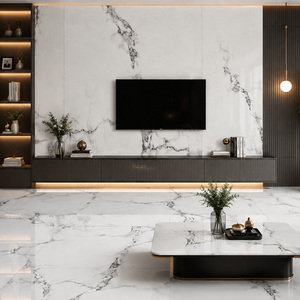 กระเบื้องปูพื้นพอร์ซเลนเคลือบเงา ขนาด 60x60 ซม. กระเบื้องเซรามิกวิทริฟายด์ 2x2 ฟุต สำหรับห้องนั่งเล่น ห้องนอน ห้องโถง ห้องครัว - Product Image 6