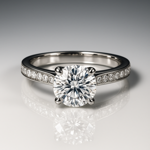 Most Selling Pave Setings Round Cut Diamond <b>Ring</b> for Everyday Wear Office Use and Elegant Styling Wedding Engagement <b>Ring</b> For He - Product Image 2