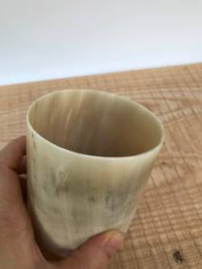 Handmade Buffalo Horn <b>Pen</b> Holder Round Natural Craft Decorative Desk Accessory Antique Imitation Polished Durable - Product Image 3