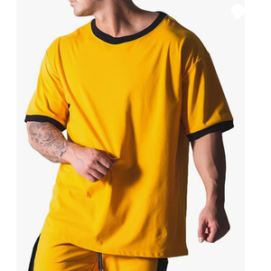 เสื้อยืดผู้ชายไซส์ใหญ่ ผ้าฝ้ายคุณภาพสูง 100% หนัก 180 กรัม ลายเรียบ พร้อมบริการพิมพ์โลโก้ตามสั่ง - Product Image 2