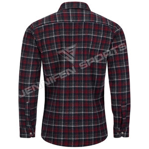 Nueva Camisa de Franela de Lana 100% para Hombre, Estilo Otoñal, a Cuadros, de Manga Larga, para Negocios - Product Image 3