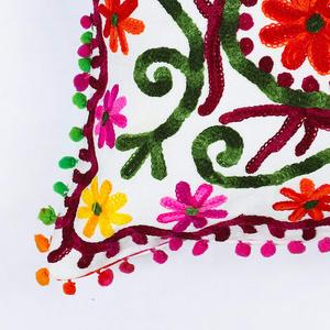 Wholesale Embroidered Decorative Pillow Cover, Bohemian Suzani Pillow Cover, Mexican Boho Pillow cover, <b>Outdoor</b> <b>Throw</b> Pillows - Product Image 4